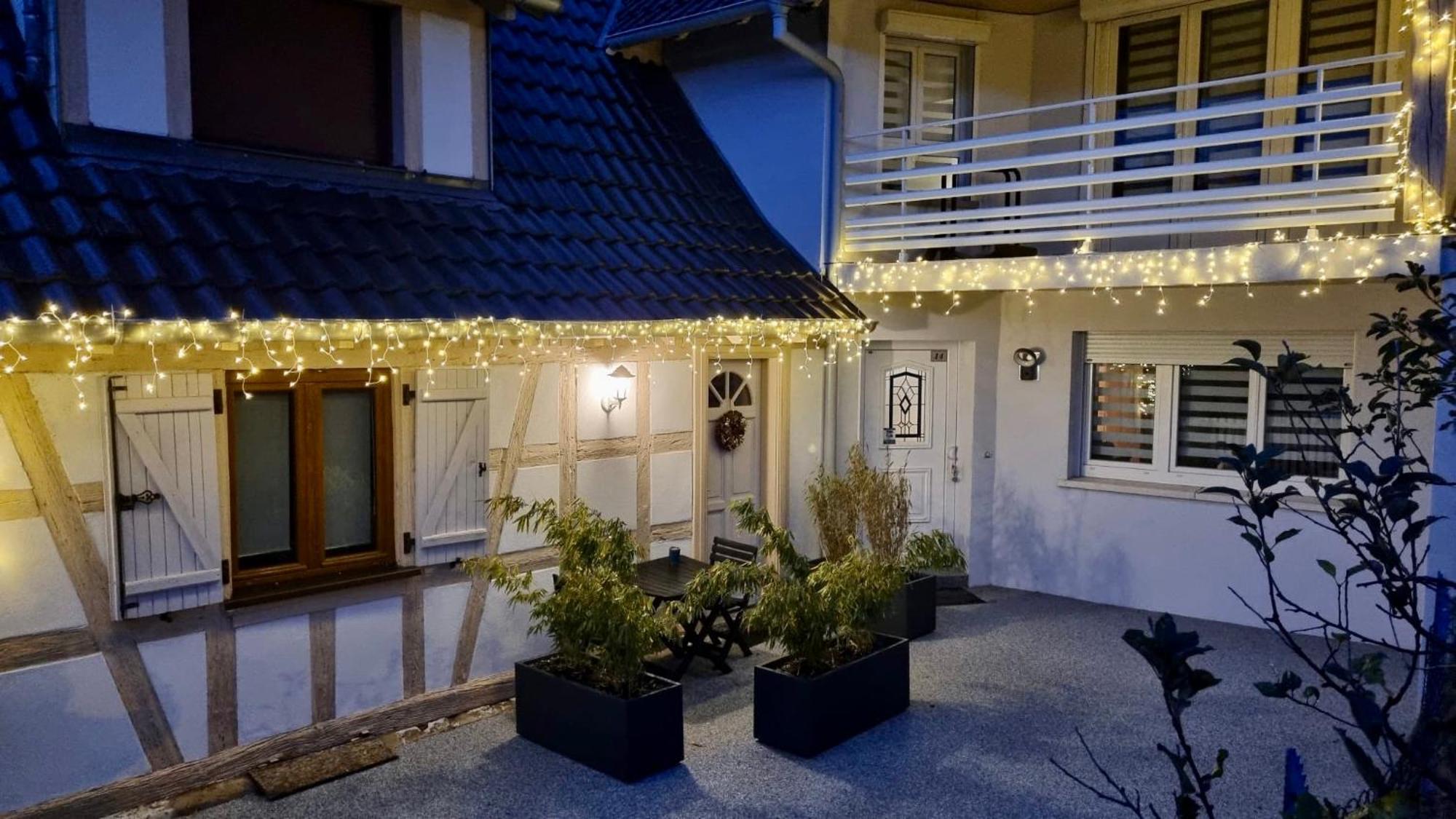 S'Hiesele Petite Maison Alsacienne Typique Ittenheim Extérieur photo